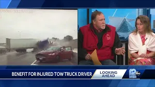 Benefit planned for tow-truck driver injured in crash