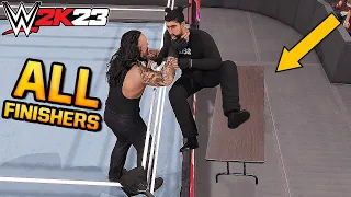 WWE 2K23 All Royal Rumble Finishers