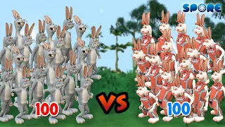 300 Bugs Bunny vs 300 Roger Rabbit | Cartoon War [S3E8] | SPORE