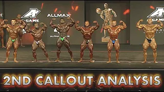 2022 Mr Olympia - 2nd Callout feat. Andrew Jacked, Hunter Labrada, Krizo, etc.