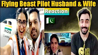 Pilot Husband and Wife Flew Behind Each Other | Pakistani Raja Jee Reaction | Flying Beast