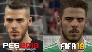 FIFA 18 vs PES 2018 - Can You Spot The Difference? [4K/60FPS]