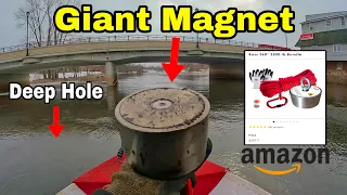 Magnet Fishing With Amazon’s Most INSANE 3,500 LB Magnet - You Won’t Believe What I Found!!!