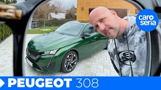 PEUGEOT 308: This is how a Golf should be like (4K REVIEW) | CaroSeria