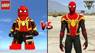 LEGO SPIDERMAN VS GTA 5 SPIDERMAN (No Way Home) - WHO IS BEST?