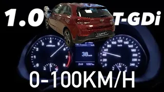 1.0 T-GDi 120 BHP 2021 to 2024 Hyundai i30 0-100 km/h acceleration #0to100acceleration #hyundaii30