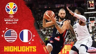 USA vs France - Full Game Highlights - Quarter-Final - FIBA Basketball World Cup 2019