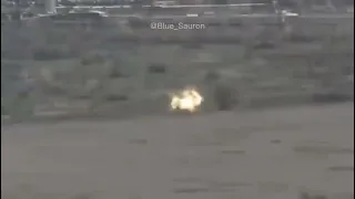 Ukraine - 16.11.2022. Footage Of An Abandoned Russian IFV Hit By A Ukrainian ATGM.