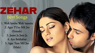Zehar Movie Songs | Emraan Hashmi , Shreya Ghoshal , Atif Aslam , Udit Narayan & KK | Evergreen Song