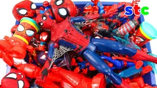 Giant Toy Box of Spiderman Spider-Man Toy Collection