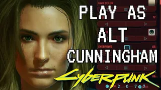 Cyberpunk 2077 | How To Make Alt Cunningham | Character Creation