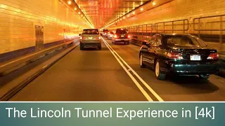 [4k]Driving through the Lincoln Tunnel heading to Manhattan