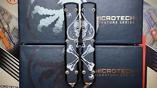 Microtech Ultratech Death Card D/E T/E Bronze Apocalyptic Limited
