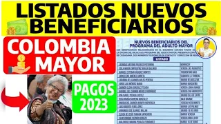 Consulta listados de nuevos beneficiarios de Colombia Mayor $160.000 - 2023