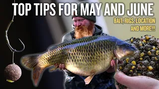 TOP TIPS For The Late Spring / Early Summer | Carp Fishing | Rigs, Bait and More!