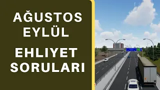 Öneli sorular / EHLİYET SINAV SORULARI 2022 /  AĞUSTOS - EYLÜL AYI