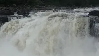 Плато Путорана.  Большой Курейский водопад