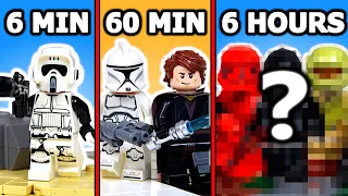 I tried to build Battlefront II in LEGO - 6 min vs 60 min vs 6 hours...