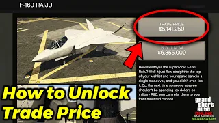 How to Unlock the Trade Price for the F-160 RAIJU in GTA Online