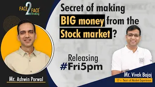 Releasing Tomorrow- Secret of making big money from the Stock market?