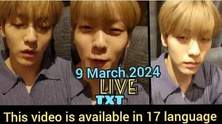 (17 / SUB LIVE) TXT SOOBIN TODAY WEVERSE LIVE (0932024)