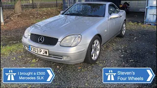 I brought a £500 Mercedes-Benz SLK 230 Kompressor R170!