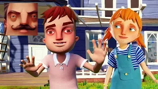 HELLO NEIGHBOR AARON & MYA - My New Neighbor AARON & MYA FULL HISTORY Gameplay Walkthrough