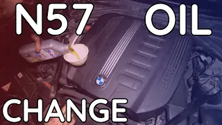 BMW N57 Oil Change Guide - F10 5 Series Oil Service