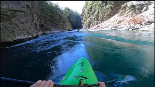 Rio Puelo - Upper canyon - highwater lap