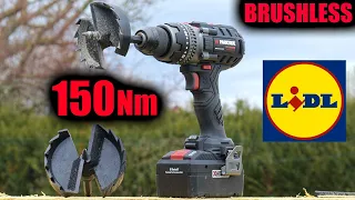 LIDL Akku-Bohrschrauber PARKSIDE PERFORMANCE BRUSHLESS 150Nm PPBSA 20-Li A1 Cordless Drill driver