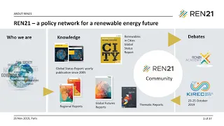 Cities and the Energy Transition: REN21’s Renewables in Cities 2019 Global Status Report