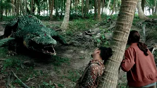 保镖抓到一只小鳄鱼后放松警惕，谁料巨鳄却从丛林中扑了出来！ 【巨鳄 Mega Crocodile】| 冒险/动作 | 经典大本营