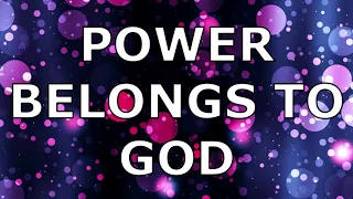 Power Belongs to God Hezekiah Walker