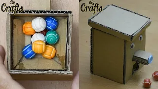 DIY Cardboard Dispenser Candy Vending Machine