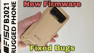 F150 B2021 Rugged Phone - firmware Fixed Bugs