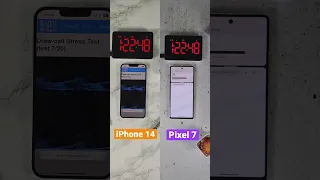 iPhone 14 vs Pixel 7 battery test!