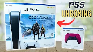 Sony PlayStation 5 Unboxing and Setup (2023) - PS5 God of War Bundle