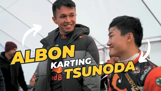 Tsunoda and Albon KARTING day in Italy