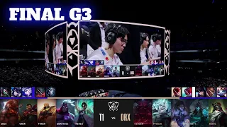 T1 vs DRX - Game 3 | Grand Finals LoL Worlds 2022 | DRX vs T1 - G3 full game