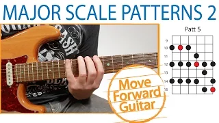Guitar - Major Scale Patterns (Positions) - 3 Notes per String