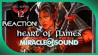REACTION: Heart Of Flames by Miracle Of Sound ft. @Karliene (KARLACH SONG)