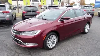 *SOLD* 2016 Chrysler 200c 2.4L Walkaround, Start up, Tour and Overview