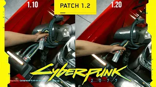 CYBERPUNK 2077 - First Big Update - 1.1 vs 1.2 PS4