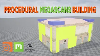 [UE 4] Procedural Megascan Modular Building HDA