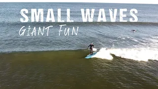 Small Wave Longboard Surfing - VLOG