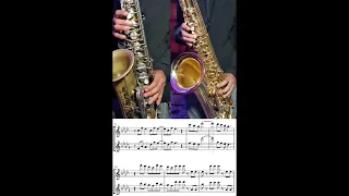 mambo en saxofon alto y tenor