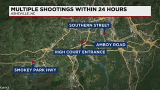 Two people dead in Asheville string of shootings