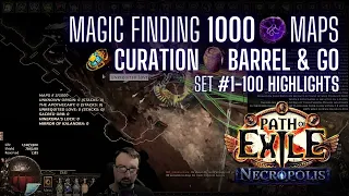 [PoE 3.24] 1000 MAPS # 1-100 - Curation Barrels on Fortress (cumulative +1 divines per hour)