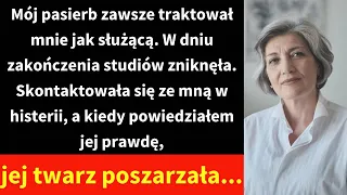 Mój pasierb zawsze traktował mnie jak służącą. W dniu zakończenia studiów zniknęła. Skontaktowała