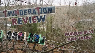 Thunderation Review, Silver Dollar City Arrow Mine Train | World's Best Mine Train?